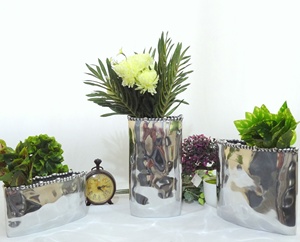 Florero de Metal Sólido de Primera Calidad, Moderno, Elegante, de Lujo, Único, para Decoración del Hogar, Florero de Mesa para Decoración del Hogar - Product Image 1
