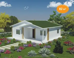 Alta calidad prefabricadas casa de una sola planta-82 m2.> 166 m2 - Product Image 1