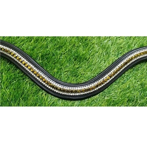 สายรัดคิ้วม้าคริสตัลวิบวับหนังมีรูปร่างดี - Product Image 1