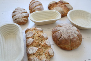 ไม้กวาดทรงเวียดนามสำหรับทำขนมปังแบบ banneton ตะกร้าป้องกันขนมปังปลอดภัยสำหรับสุขภาพที่มีรูปร่างและขนาดต่างๆ-ขายส่ง - Product Image 2