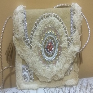 Ladies Evening Clutch Bag with Tassel <b>Coin</b> Beads Ele Luggage & <b>Case</b> - Product Image 1