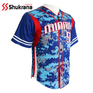 Camiseta de Béisbol Sublimada al por Mayor 2026 con Logotipos y Diseños Personalizados, 100% Poliéster, Transpirable y Antibacteriana - Product Image 6