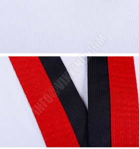 Uniforme de Taekwondo Dobok de Manga Larga, Ropa de Karate, Uniforme Profesional de Taekwondo para Entrenadores, Ropa Blanca de Algodón para Niños, MOQ Bajo - Product Image 5