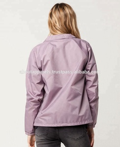 ที่มีคุณภาพสูงผู้ผลิตเสื้อผ้าขายส่งธรรมดา Windbreaker OEM ทอเชือกเอวเดียว - Product Image 3