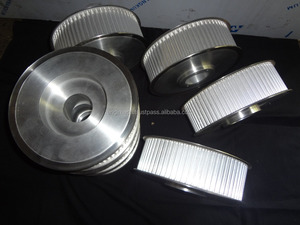Engimech Nhà Sản Xuất Tốt Nhất Ấn Độ Cung Cấp 8M Htd Ròng Rọc Thép Không Gỉ Mặt Bích Thời Gian Loại 10Mm Bore 3-Năm Bảo Hành OEM - Product Image 5
