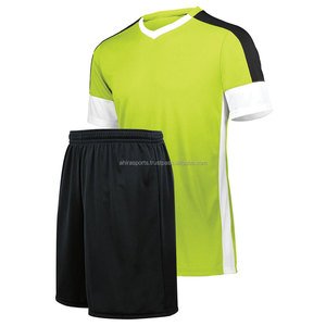 High Quality AHIRA SPORTS <b>Custom</b> Polyester Jersey Set Adults Soccer Uniform Name Logo Printing OEM Service Wholesale Available - Product Image 1