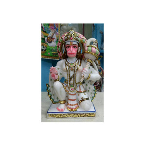 หินอ่อนหนุมานรูปปั้น/หินอ่อนหนุมาน Murti จากชัยปุระ - Product Image 1