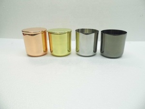 Pot à bougie parfumé en métal vide personnalisé pour maison royale et décoration de mariage de luxe Décoration d'éclairage de Noël faite à la main par Royal - Product Image 2