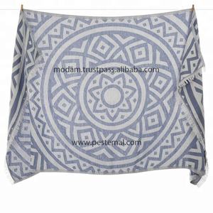 En espiral y tribales Maya símbolos de alta calidad Mandala Pestemal toallas con Brightful colores y elegante modelo 100 algodón - Product Image 2