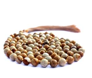 2025ภาพยอดนิยมสร้อยคอลูกปัดบทสวดมนต์108แจสเปอร์ทำมือสไตล์คลาสสิกอัญมณีมาลาสำหรับงานเลี้ยง - Product Image 1