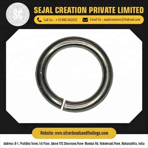 Top vente 925 argent 12mm rond anneaux de saut fournisseur en vrac pour la fabrication de bijoux-Sejal création résultats de bijoux - Product Image 4