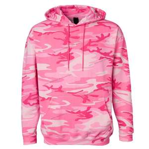 Sudadera con capucha para niña y mujer, forro polar de camuflaje rosa - Product Image 3