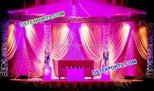 Conjunto de escenario de boda de India, decoración de escenarios de boda, indio, del Sur, Asia, a la venta - Product Image 3