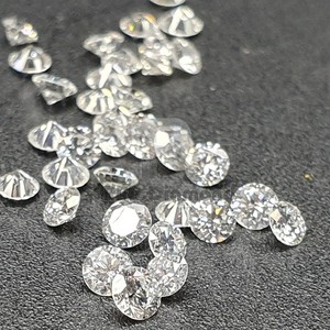 ธรรมชาติ VVS ความบริสุทธิ์0.13ถึง0.18กะรัต F G สีเพชรขัดหลวม Melee สีขาวรอบตัดเพชรผสมพัสดุจำนวนมาก - Product Image 1