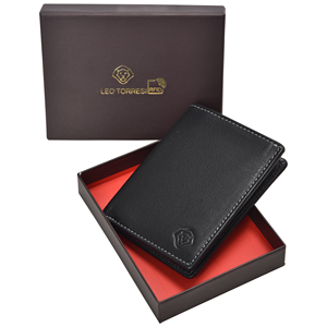Best Selling Napa Genuine <b>Black</b> Leather RFID Card <b>Wallet</b> Minimalist Slim Design <b>for</b> <b>Men</b> and Women Daily Use Available <b>For</b> Sale - Product Image 4