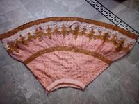 Robe de mariée moderne grande taille style trompette/sirène 2018, lehenga orange brodé, dentelle richement travaillée à la main, ourlet longueur ras du sol