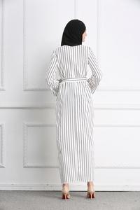 Impresionante vestido informal para mujer Kaftan Dubai musulmán islámico Abaya - Product Image 5