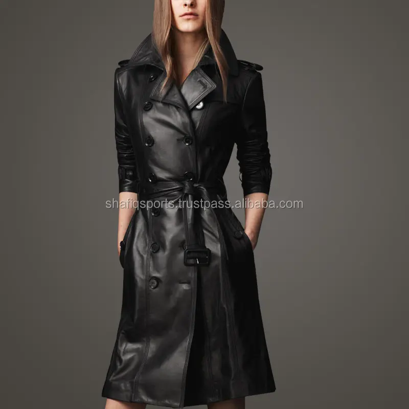 Women Leather Fashion Coat