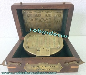Bros, nouveauté, pour téléphone J. Edevans de londres boussole en laiton, outil de voile de Camping portable, avec boîte - Product Image 5