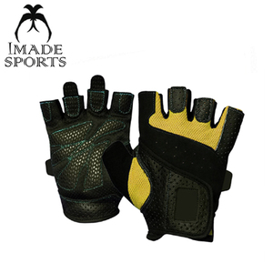 Guantes de medio dedo para levantamiento de pesas, guantes de gimnasio - Product Image 2