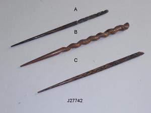 Épingles à cheveux en bois de Sesham poli de haute qualité accessoires de cheveux épingles en bois pour filles et femmes artisanat en bois - Product Image 6