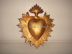 Coeurs sacrés Milagros catholiques en métal pour décor catholique - Product Image 5