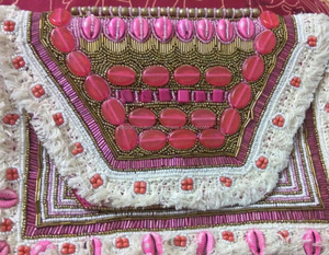 Guru Kirpa Export House's High Quality Designer Canvas <b>Handbag</b> Custom Beads Evening Clutch Bag for Travel Wholesale - Product Image 1