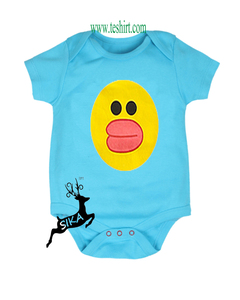 Mameluco de algodón de bambú orgánico para bebé recién nacido, respetuoso con el medio ambiente, transpirable, verano, cierre de botón Unisex a presión, venta al por mayor - Product Image 3
