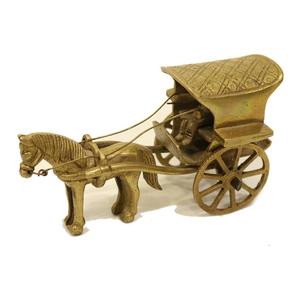 Miniatures de charrette à chevaux, charrette à chevaux décorative en bois, charrette à chevaux en bois calèche vintage décor d'étagère - Product Image 3