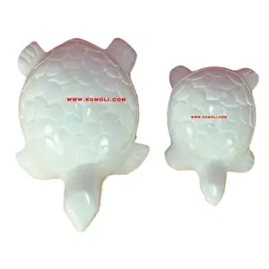 코끼리 거북이-사용자 정의 디자인의 동물 돌 조각 홈 장식 Handpainted 조각