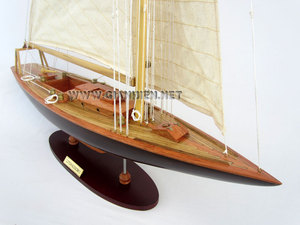 Flor de algodón pintada a mano II, modelo de madera náutico europeo, barco, decoración del hogar, regalo novedoso - Product Image 2