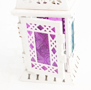 Farol personalizado hecho a mano, soporte de Metal para velas de hierro, ideal para regalo de Navidad, disponible en la exportación, venta al por mayor - Product Image 5