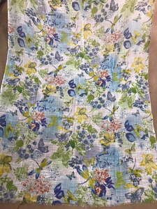 Suave Verano Impreso Algodón 110X180 cm Pashmina Chal Hijab para Adultos en Temporada de Primavera - Product Image 2