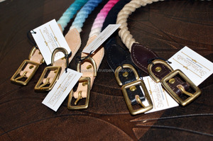 High QualityMulti Color Ombre Cotton Rope Leash/ <b>Collar</b> for Pets at Low Price - Product Image 2