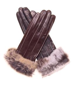 Gants demi-doigts pour femme Qualité supérieure Cuir pur Confortable Élégant pour l'équitation Vélo Fonctionnalité écran tactile Style uni - Product Image 3