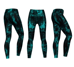 Mallas largas de diseño de camuflaje para mujer, ropa deportiva de poliéster y LICRA, Leggings coloridos para Yoga y Fitness, pantalones sublimados - Product Image 1