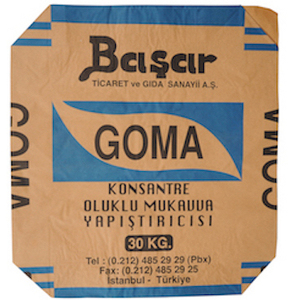 กาวกระดาษแข็ง GOMA คุณภาพสูง ผลิตในตุรกี ผสมสำเร็จรูปจากแป้งข้าวโพด pH 12-13 ความหนืด 30-45 วินาที สำหรับงานก่อสร้าง - Product Image 3