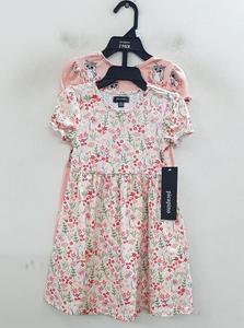 Vestido de Verano Informal de Algodón de Manga Corta con Estampado Floral Midi de Punto Ecológico para Niñas, Ropa de Marca de Alta Calidad - Product Image 3