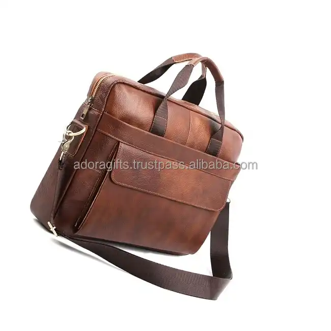 Leather Laptop Bags for Men and Women