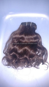 Extensions de cheveux humains Remy donneur unique Texture épaisse corps ondulé trame de cheveux bruts d'Inde. Trame de cheveux super bruts ondulés naturels - Product Image 6