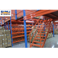 Plateforme de rayonnage en mezzanine, système de rayonnage robuste, rayonnage haute densité, grille en acier, certifié CE, directement de l'usine chinoise