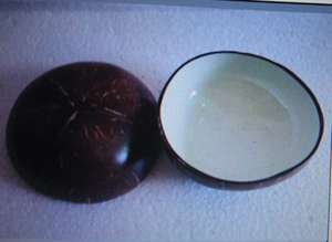 Natural 100 % <b>Coconut</b>- <b>Bowl</b> - Spoon - Product Image 2