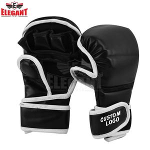 Guantes de sparring MMA de cuero PU de colores personalizados de alta calidad Cuero de vaca impreso para adultos con logotipo personalizado - Product Image 5
