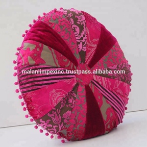 Cojín redondo para asiento, almohada Bohemia moderna de diseño Burnout, de retales, venta al por mayor - Product Image 4