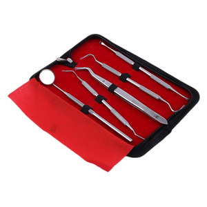 Juego de 5 Removedores de Placa para Dientes, Kit Profesional de Limpieza Dental, Raspador de Dientes de Acero Inoxidable, Limpiador de Sarro y Placa - Product Image 6