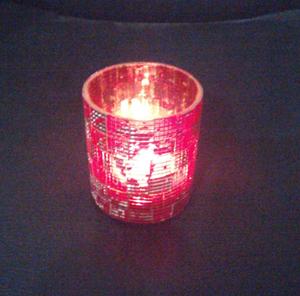 Petit support votif en verre de style Ins fait à la main pour les fêtes de mariage maison hôtels restaurants décorations d'église - Product Image 6