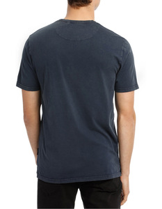 T-shirt en jersey à manches courtes pour hommes de haute qualité personnalisable avec sérigraphie Snow Wash Vente en gros d'usine OEM Logo de marque propre - Product Image 3