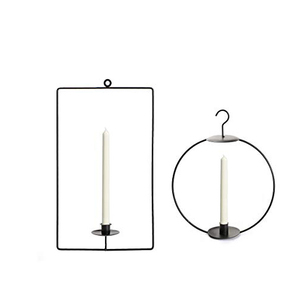 Bougeoir suspendu en fer forgé - Product Image 1