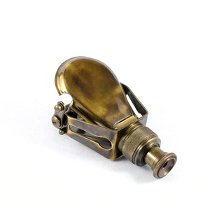 Monoculaire Dollond London 1920 en laiton vintage avec finition antique et étui en cuir, cadeaux originaux - Product Image 4