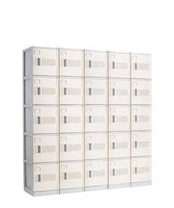 Five Tier ABS Plastic Door Ventilation Mini Locker - Product Image 3